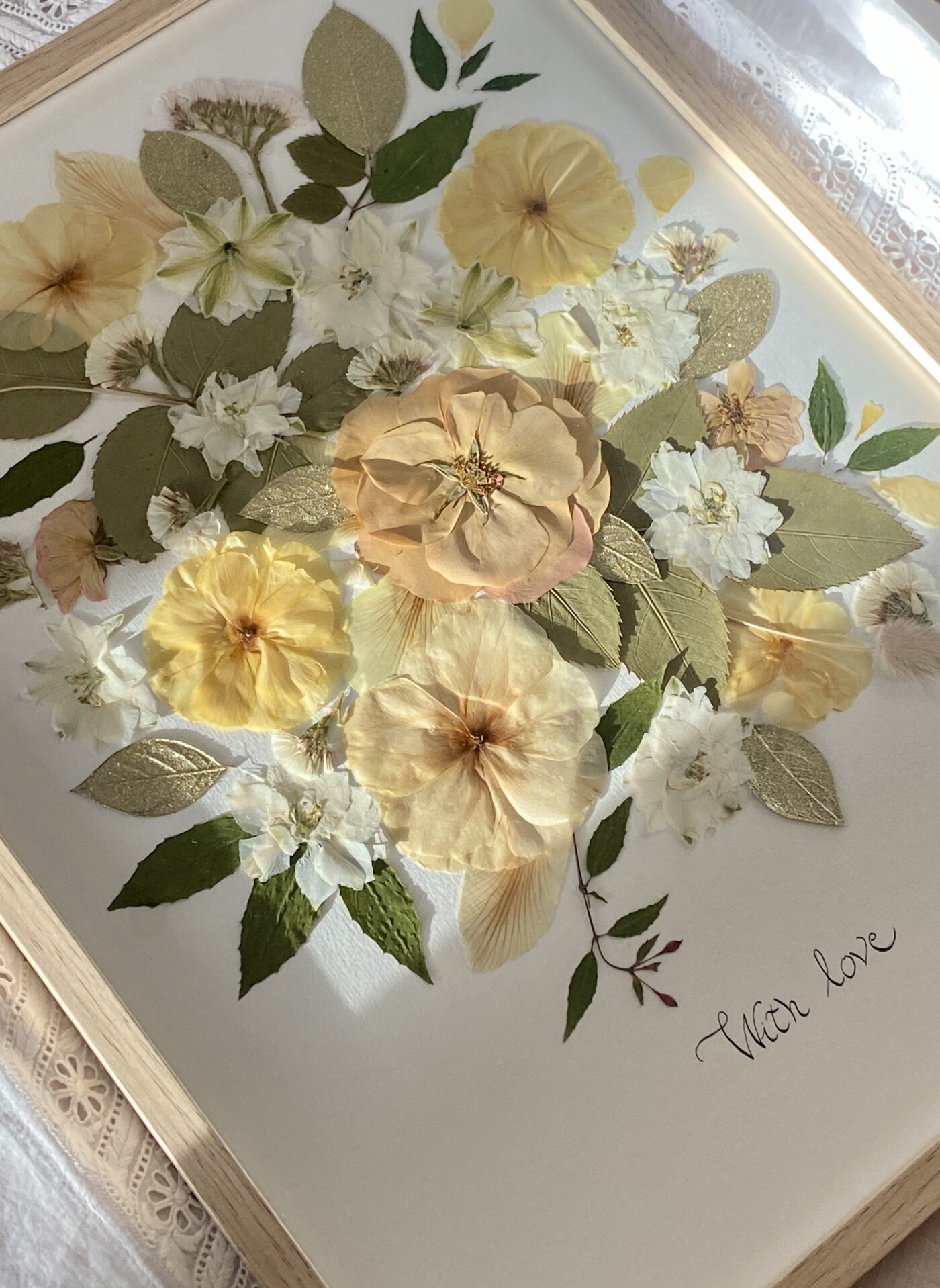 Préservation de bouquet de mariée