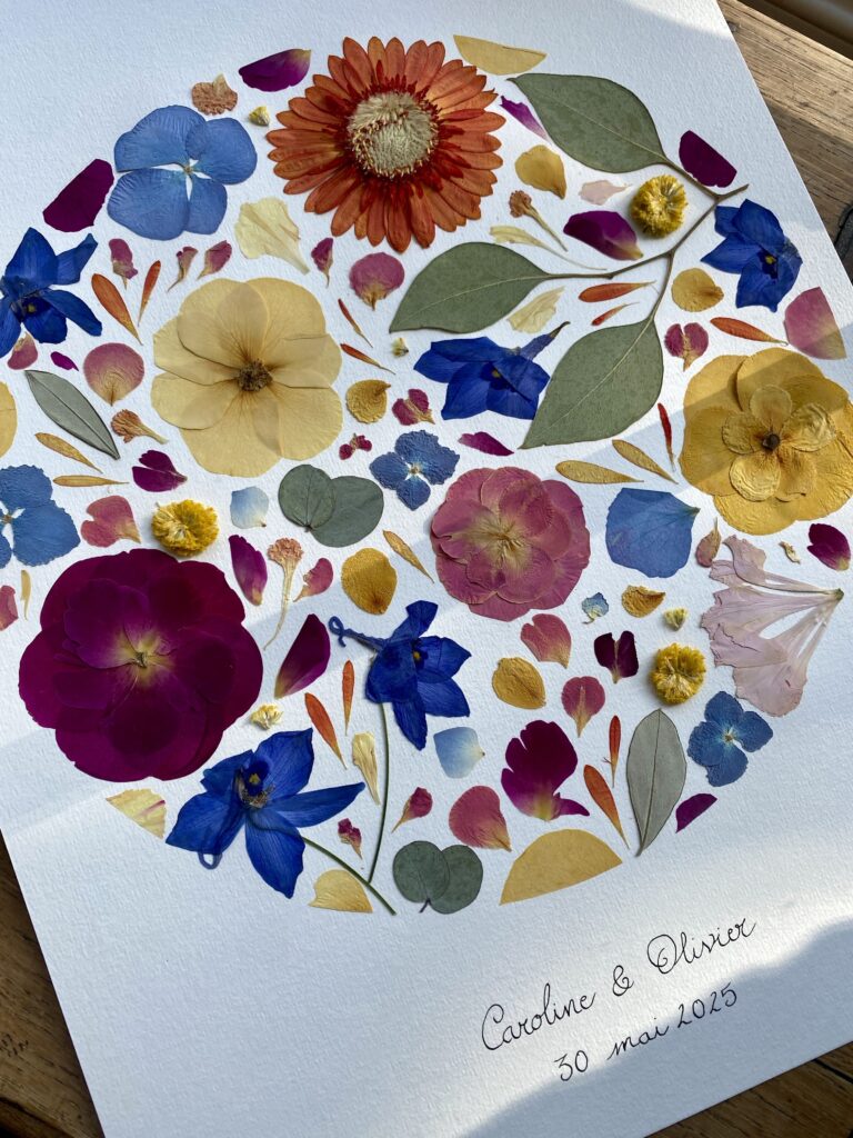 bouquet de mariée préservé