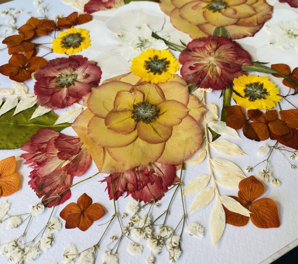 Upcycling bouquet mariée