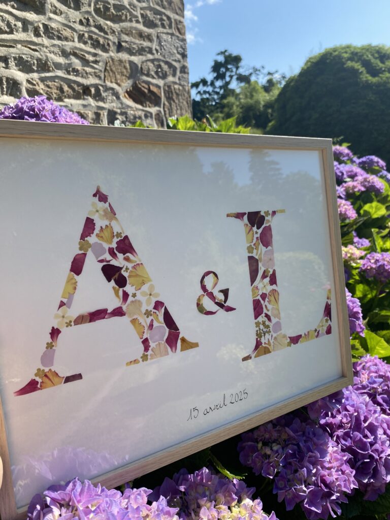 Initiales des mariées